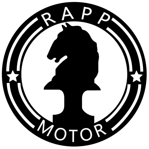 Rapp motorfabrikslogotyp